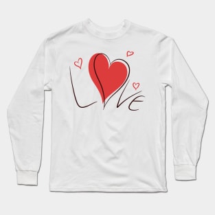 Love is in your heart Long Sleeve T-Shirt